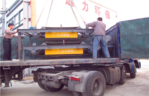 皮帶除鐵器，廣東皮帶除鐵器常見(jiàn)故障及處理_強磁廣東皮帶除鐵器常見(jiàn)故障及處理工作原理構造選型_廠(chǎng)家